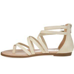 Journee Womens Zailie Gladiator Flat Sandals